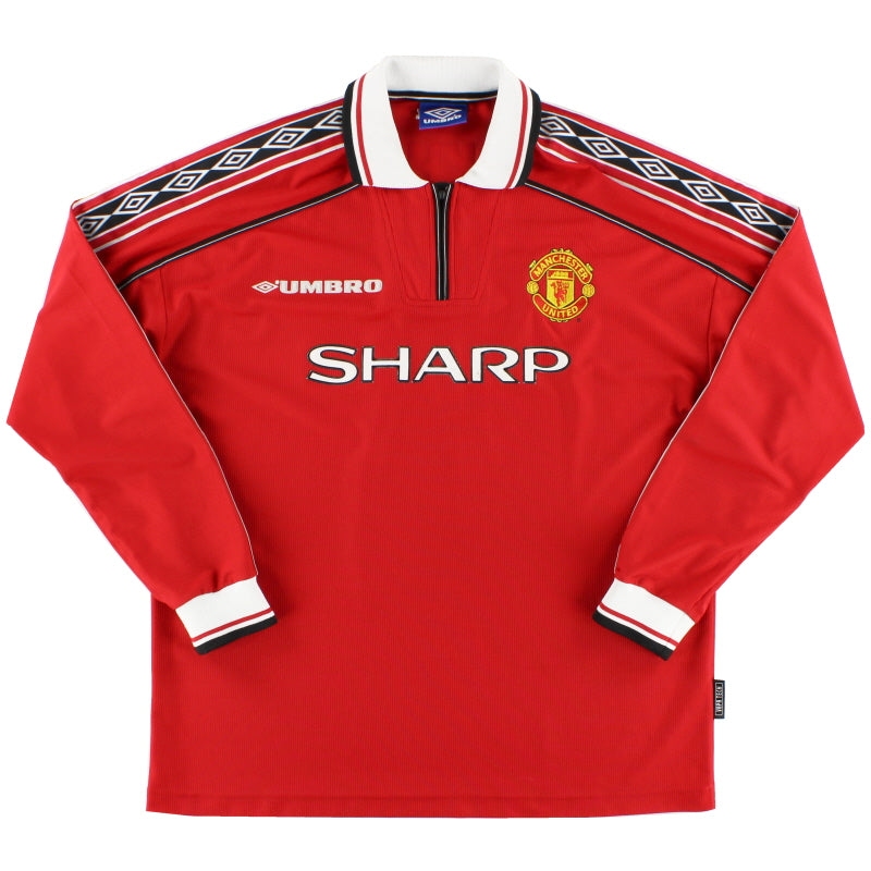 Manchester United Home Long Sleeves 98/99 Retro