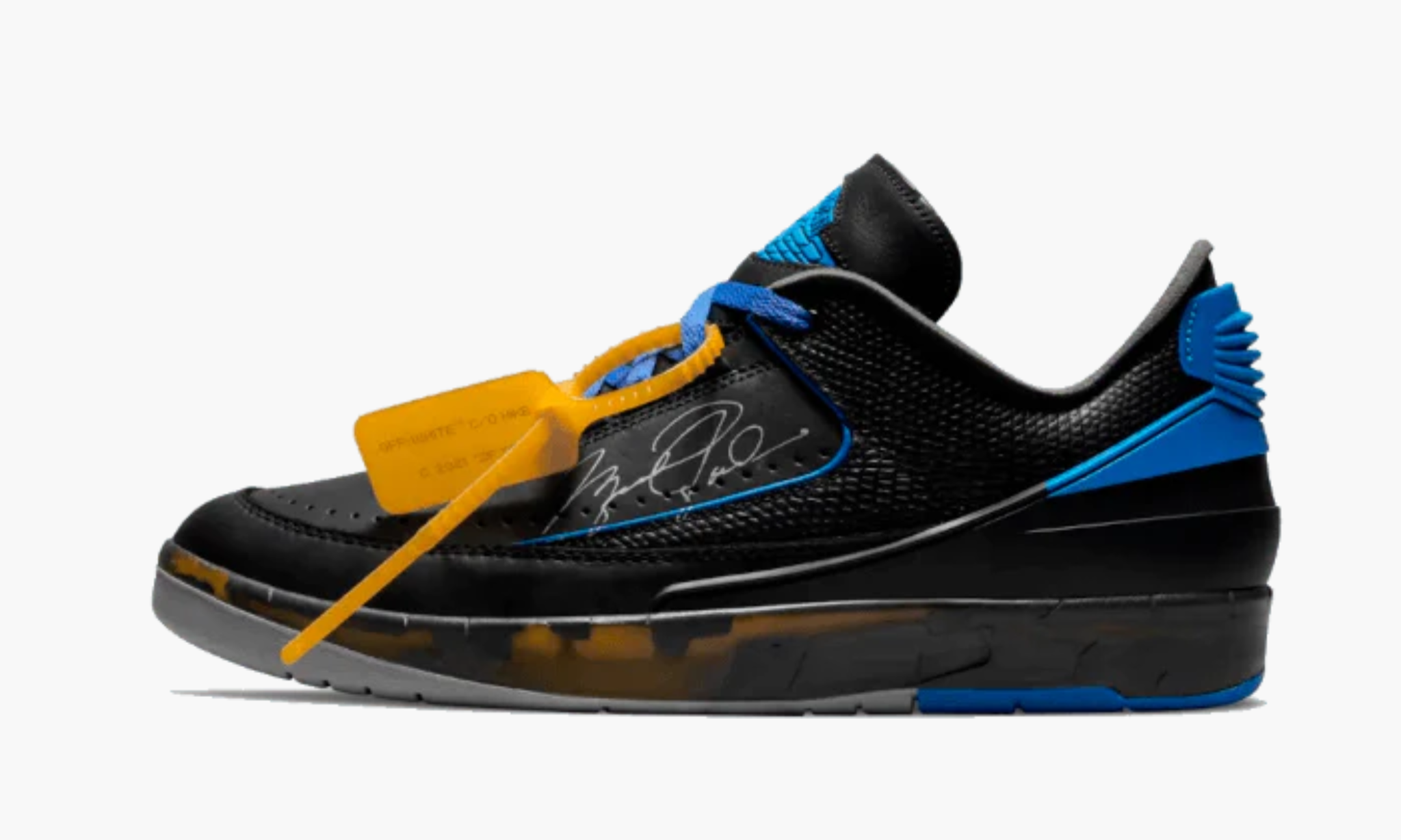 Air Jordan 2 Low Off-White Black Blue