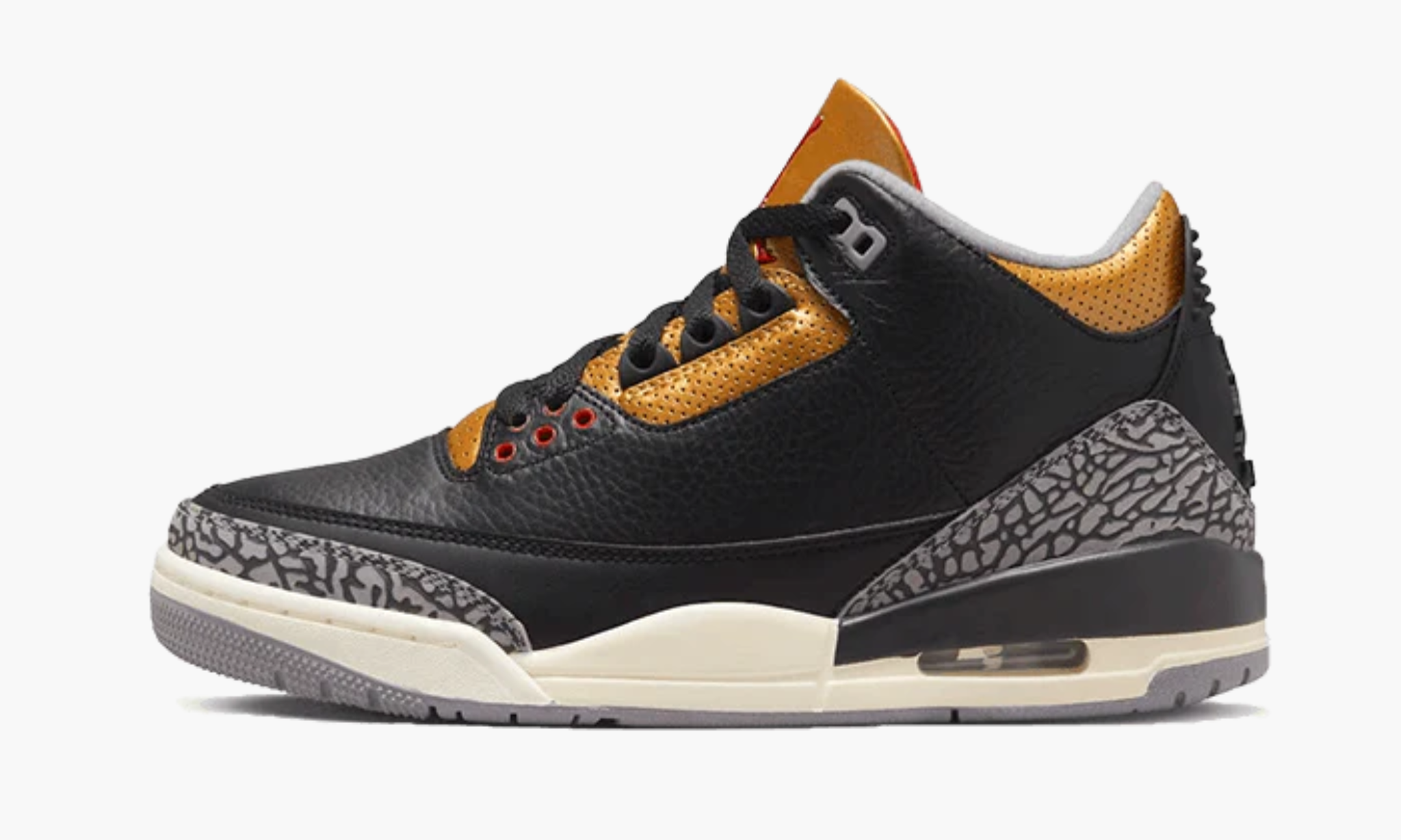 Air Jordan 3 Retro Black Cement Gold