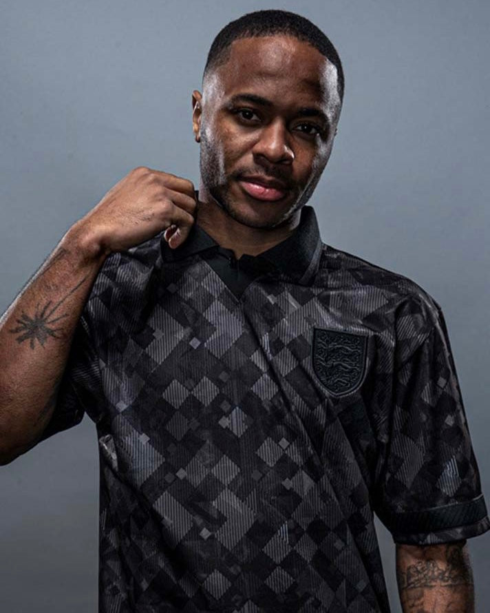 England 1990 Blackout Retro