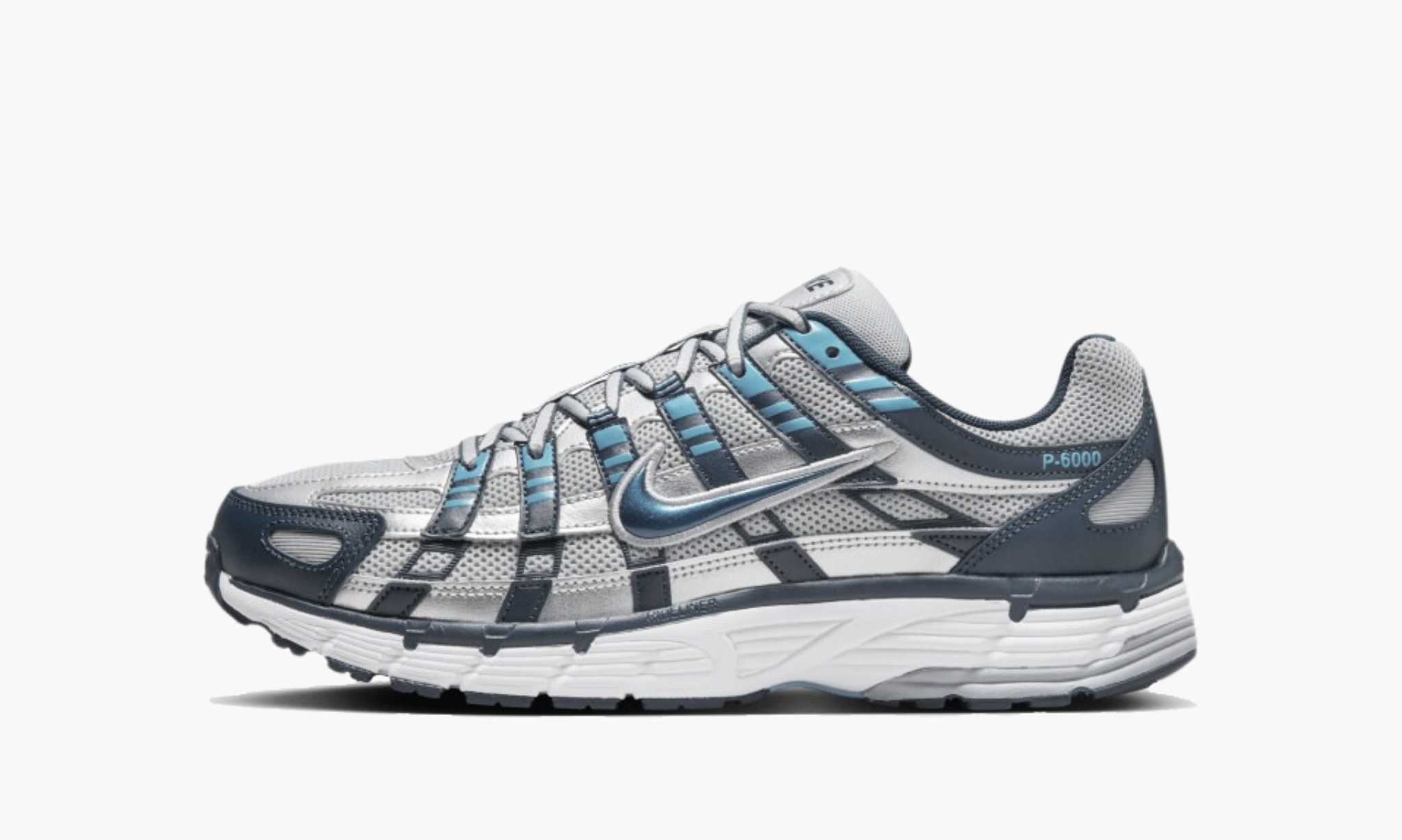 Nike P-6000 Armory Navy Flat Silver