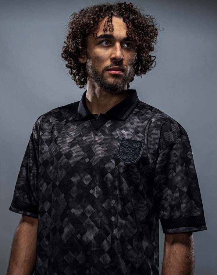 England 1990 Blackout Retro