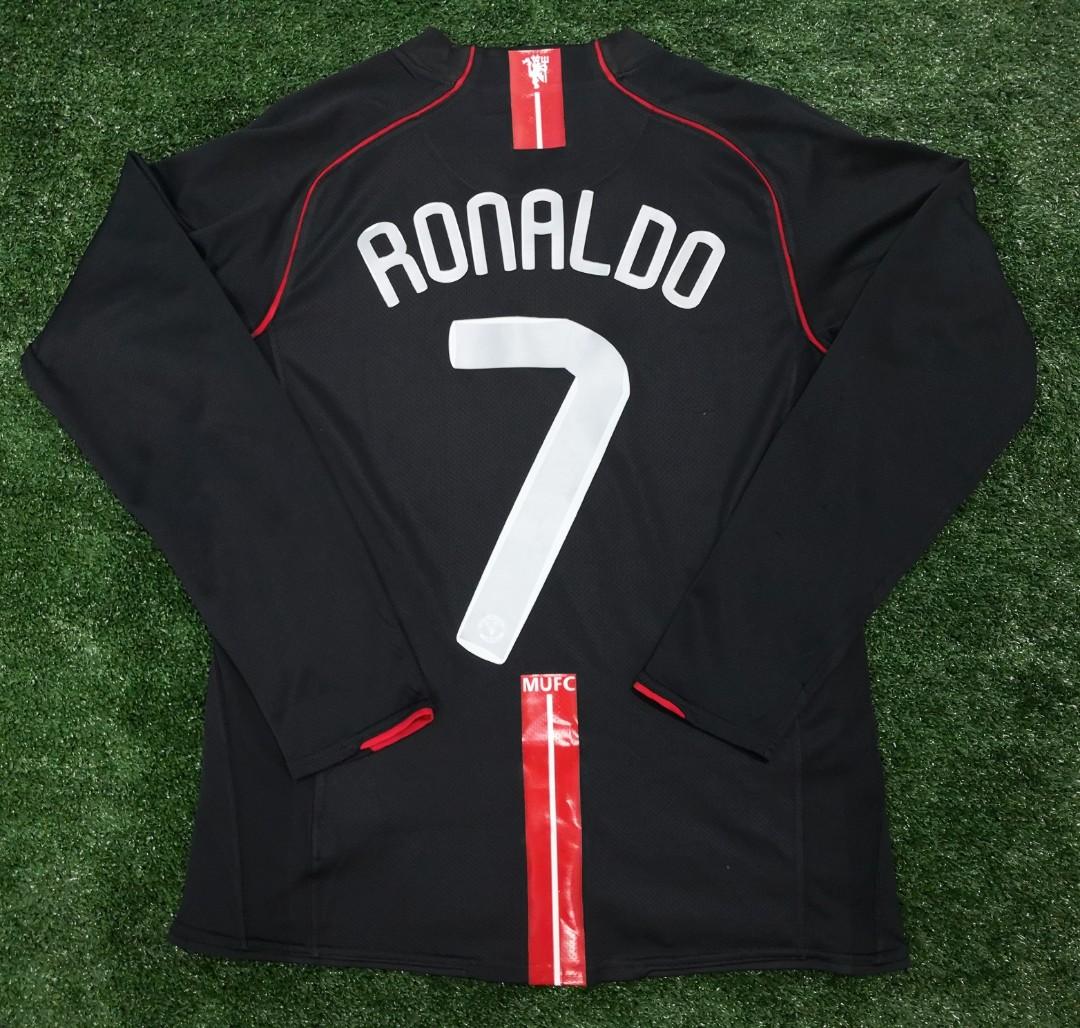 Manchester United Away Long Sleeves 07/08 Retro